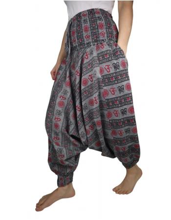 Spodnie haremki szarawary alladynki JOGA HIPPIE (LKT 102 G)
