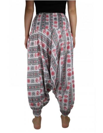 Spodnie haremki szarawary alladynki JOGA HIPPIE (LKT 102 W)