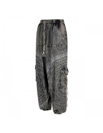 SPODNIE SZARAWARY WYKONANE W NEPALU "EVEREST ELEGANCE TROUSERS" (LKT 07 B)
