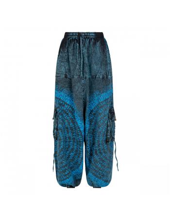 SPODNIE SZARAWARY WYKONANE W NEPALU "EVEREST ELEGANCE TROUSERS" (LKT 07 BL)